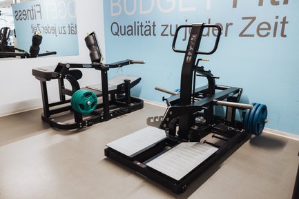 BUDGET Fitness Niederlenz: Beltsquat von Technogym, plate-loaded